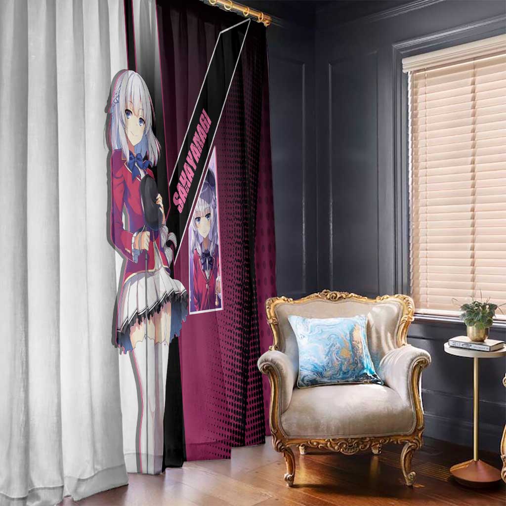 Arisu Sakayanagi Window Curtain Refined High-Class Anime Style