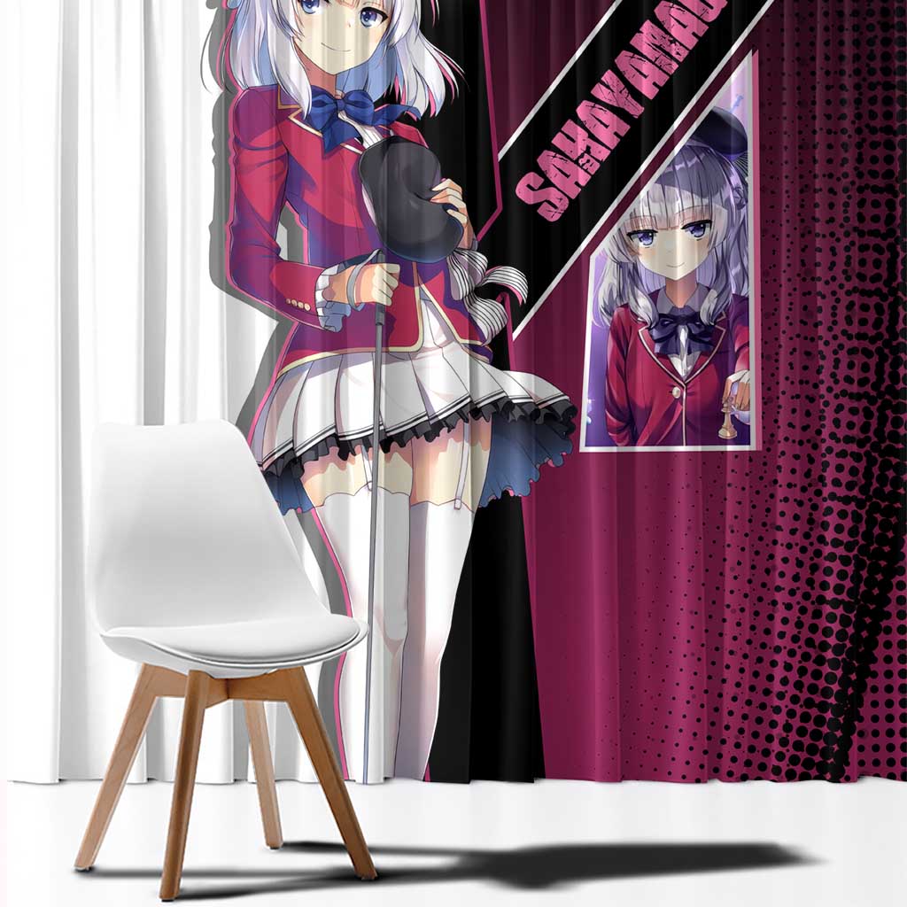Arisu Sakayanagi Window Curtain Refined High-Class Anime Style