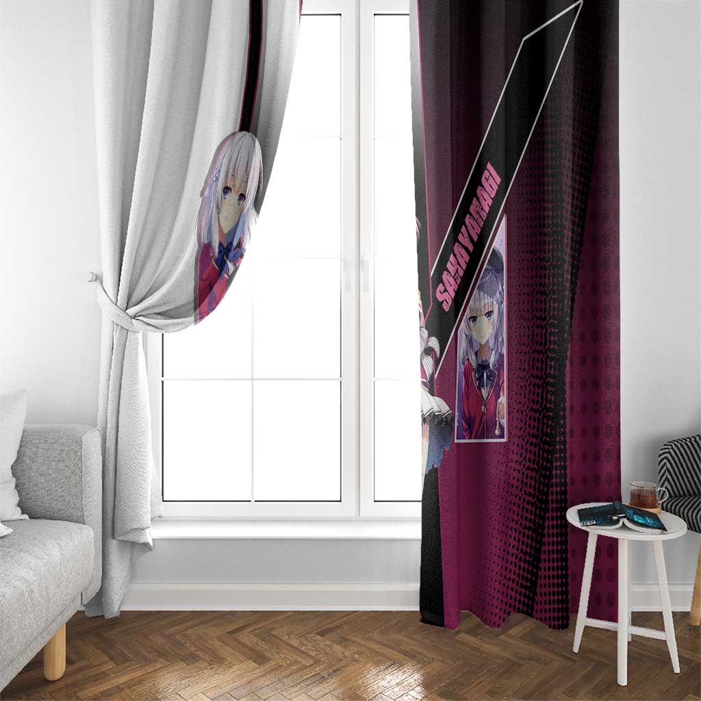 Arisu Sakayanagi Window Curtain Refined High-Class Anime Style