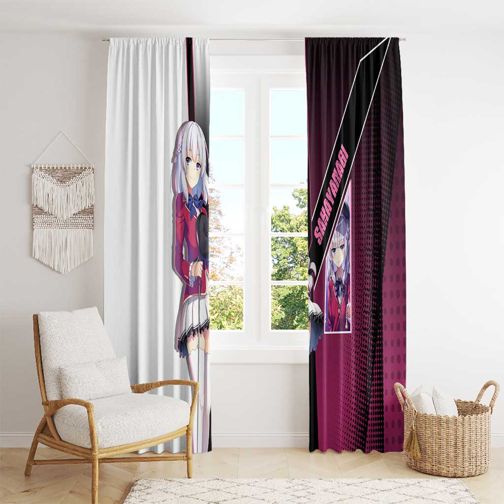 Arisu Sakayanagi Window Curtain Refined High-Class Anime Style