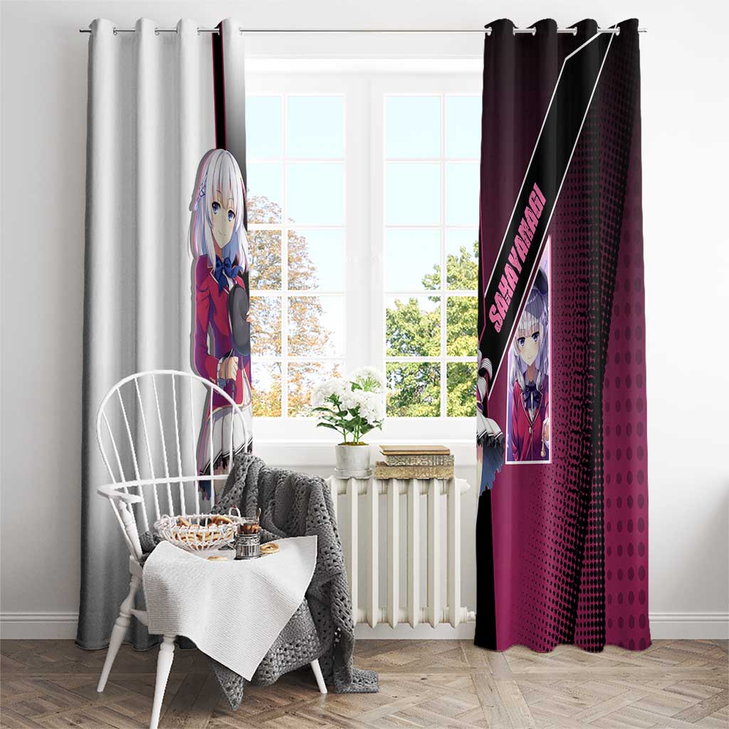 Arisu Sakayanagi Window Curtain Refined High-Class Anime Style