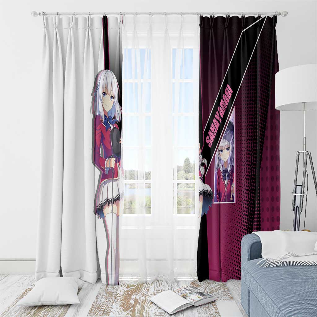 Arisu Sakayanagi Window Curtain Refined High-Class Anime Style