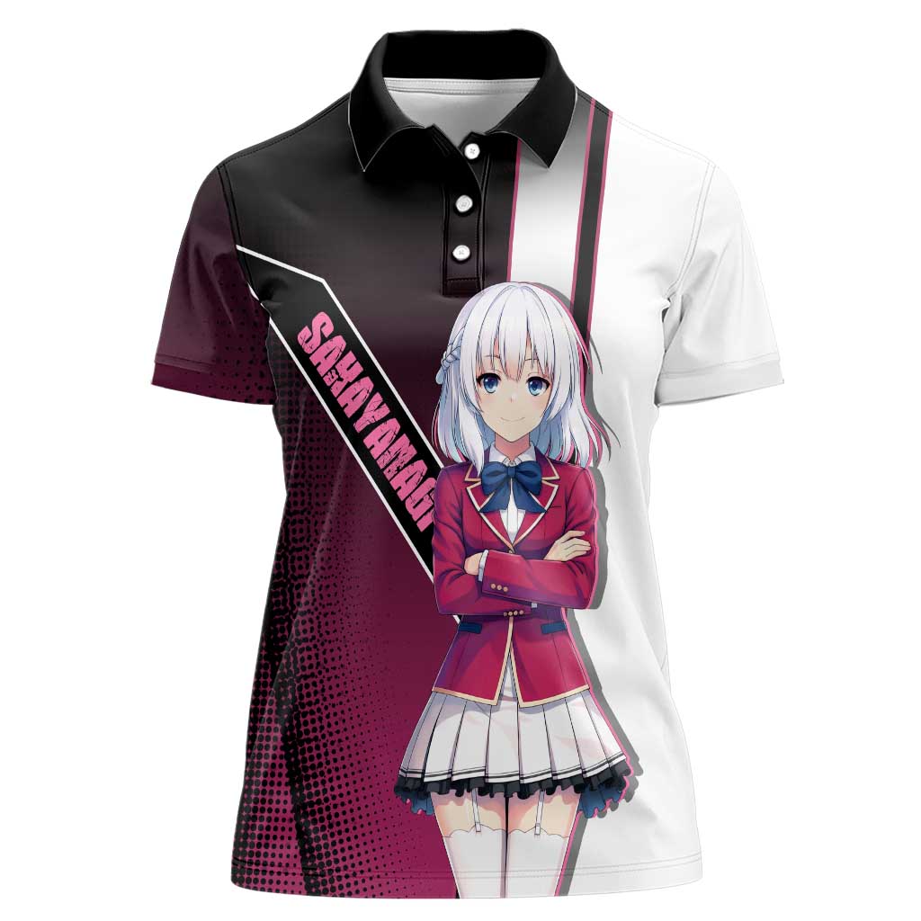 Arisu Sakayanagi Women Polo Shirt Refined High-Class Anime Style