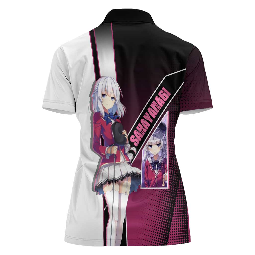 Arisu Sakayanagi Women Polo Shirt Refined High-Class Anime Style