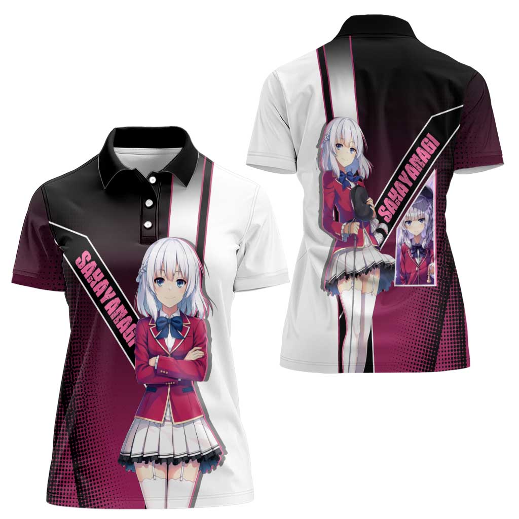 Arisu Sakayanagi Women Polo Shirt Refined High-Class Anime Style