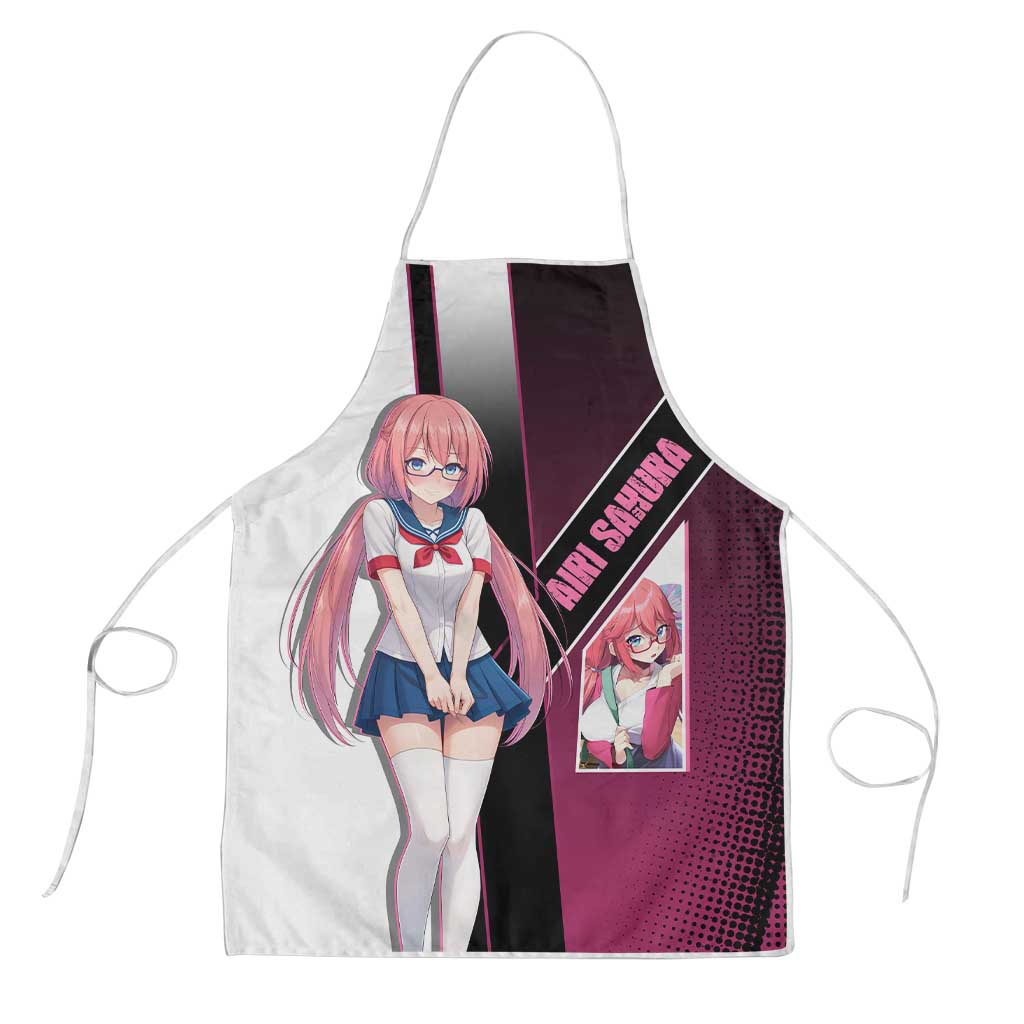 Airi Sakura Apron Shy Moe-Inspired Anime Style