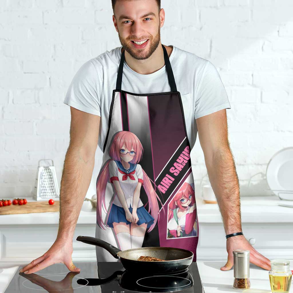 Airi Sakura Apron Shy Moe-Inspired Anime Style