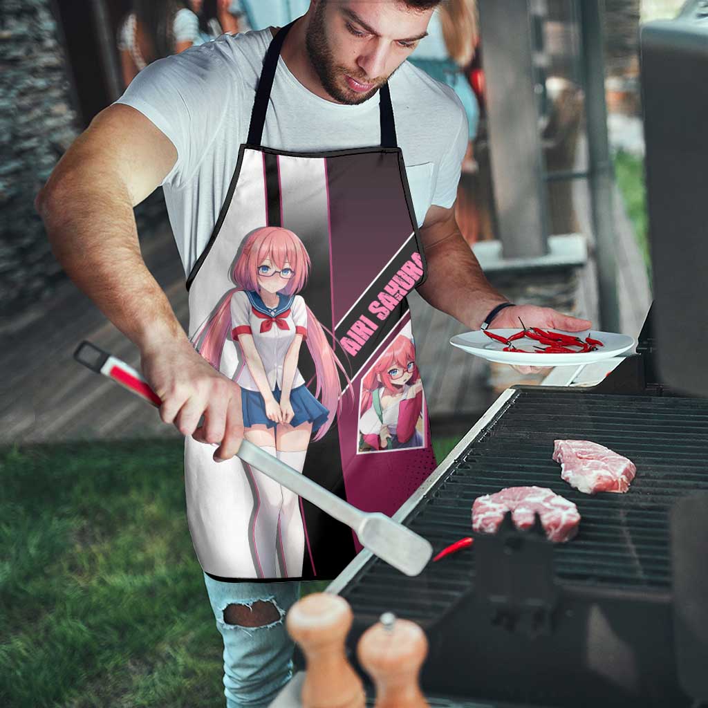 Airi Sakura Apron Shy Moe-Inspired Anime Style