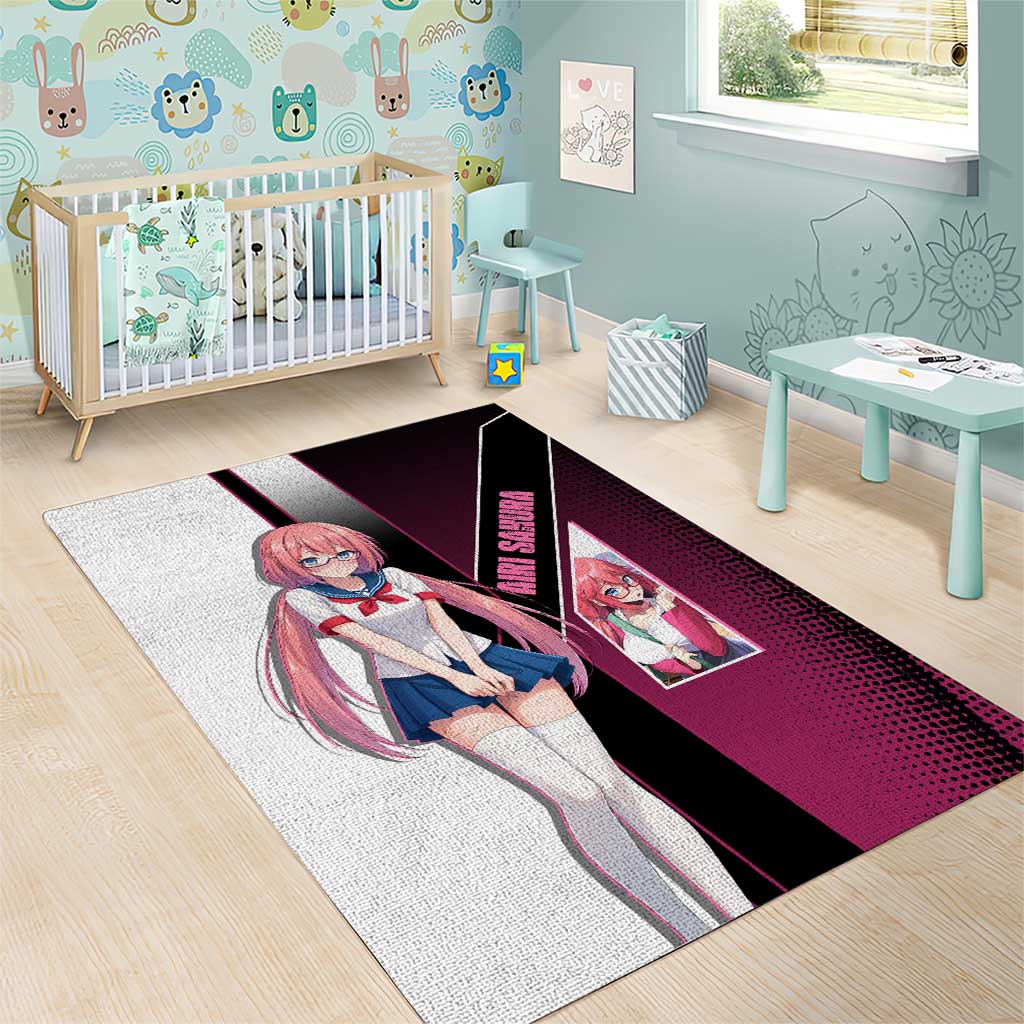 Airi Sakura Area Rug Shy Moe-Inspired Anime Style