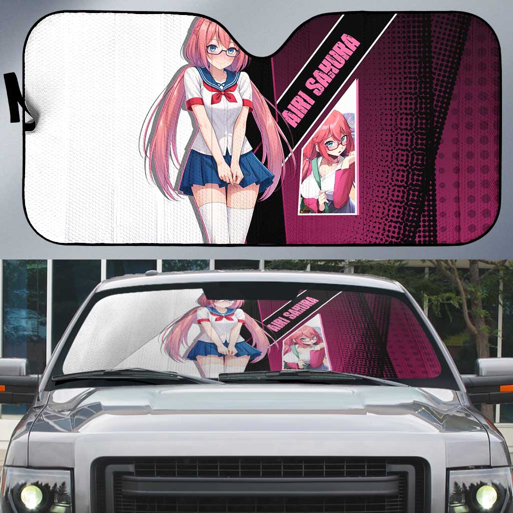 Airi Sakura Auto Sun Shade Shy Moe-Inspired Anime Style