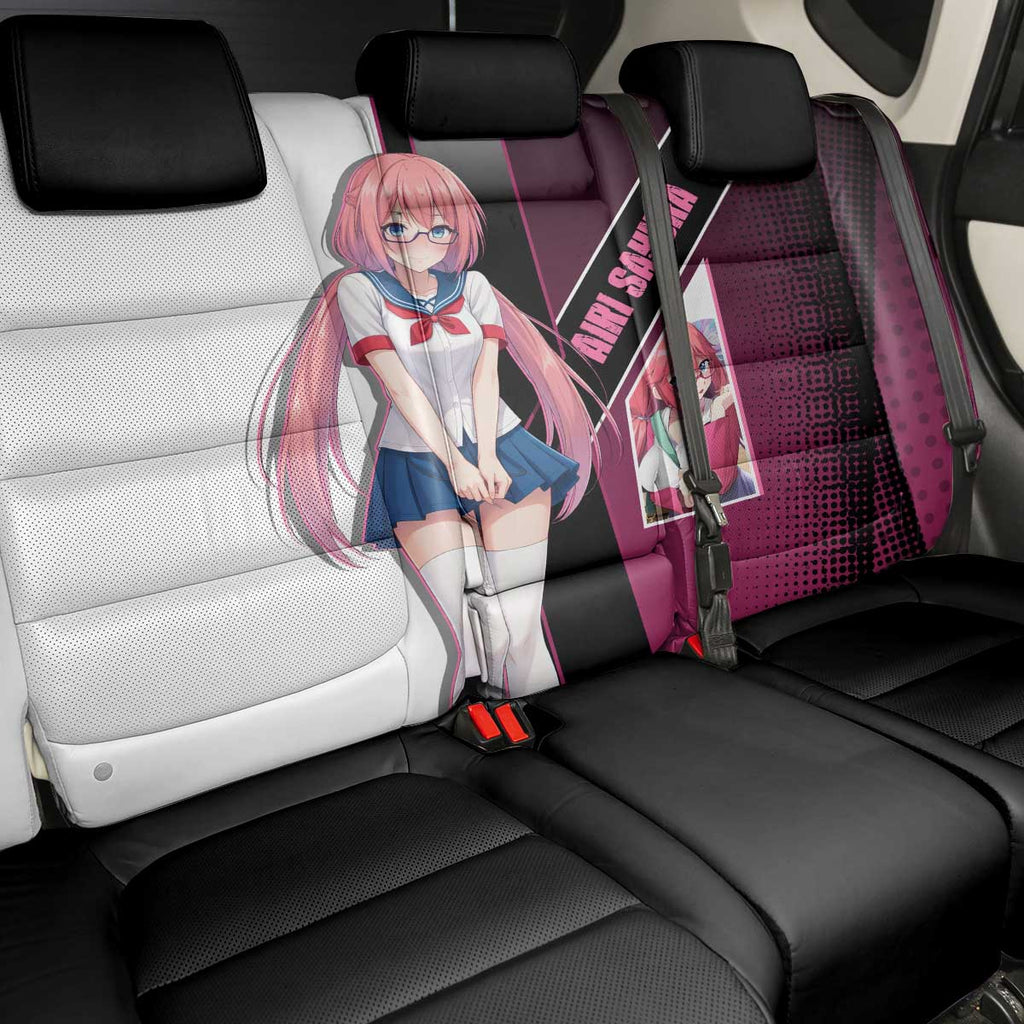 Airi Sakura Back Car Seat Cover Shy Moe-Inspired Anime Style