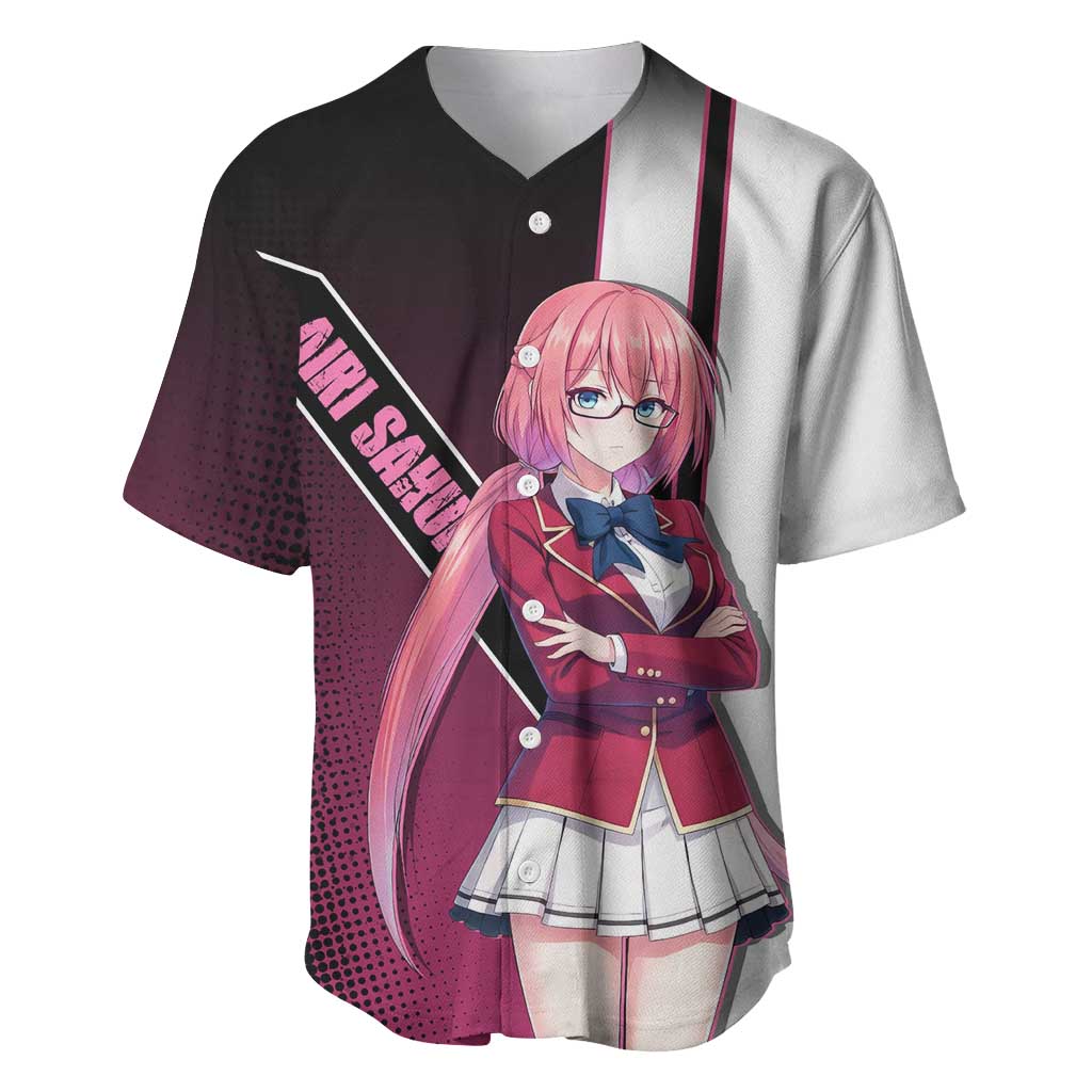 Airi Sakura Baseball Jersey Shy Moe-Inspired Anime Style