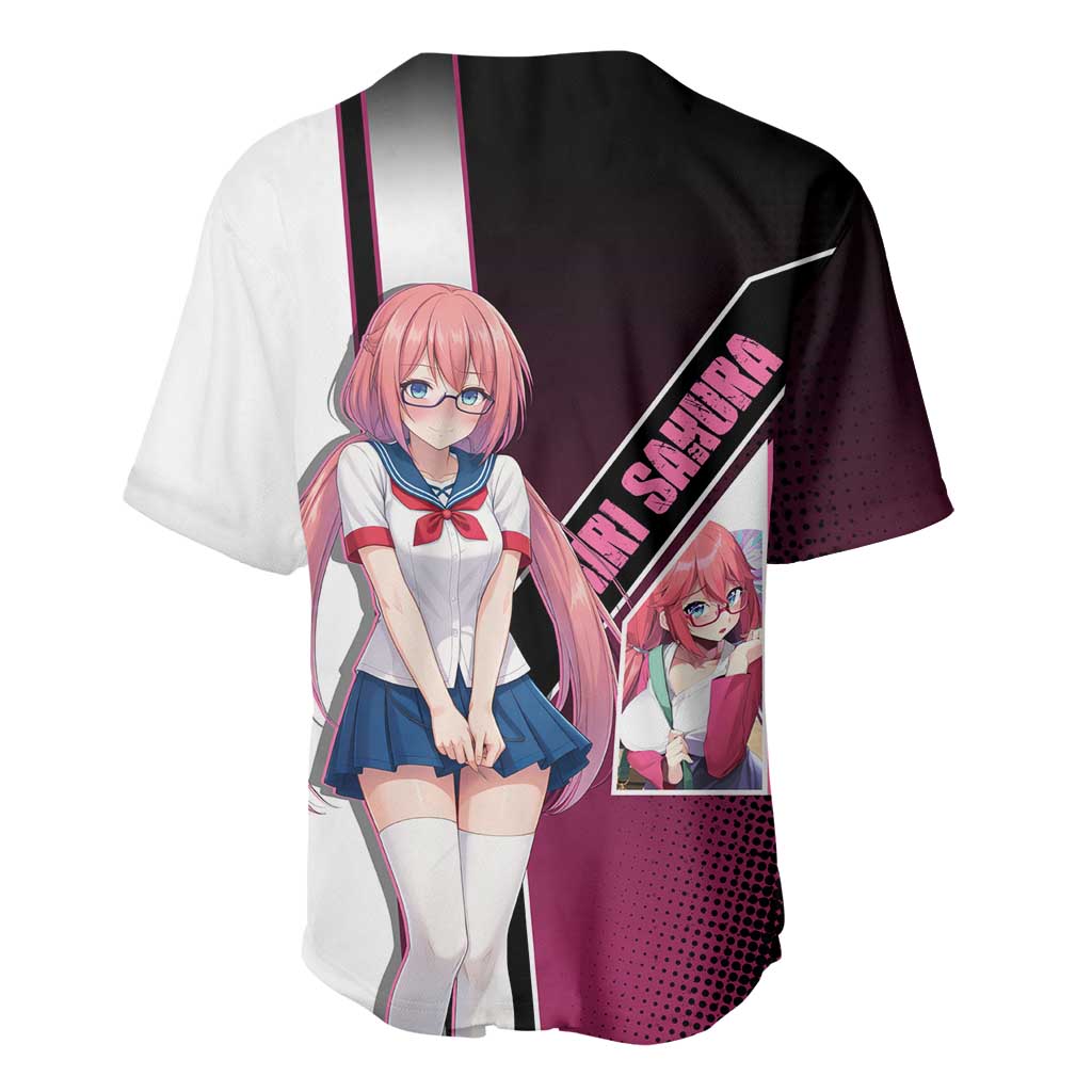 Airi Sakura Baseball Jersey Shy Moe-Inspired Anime Style