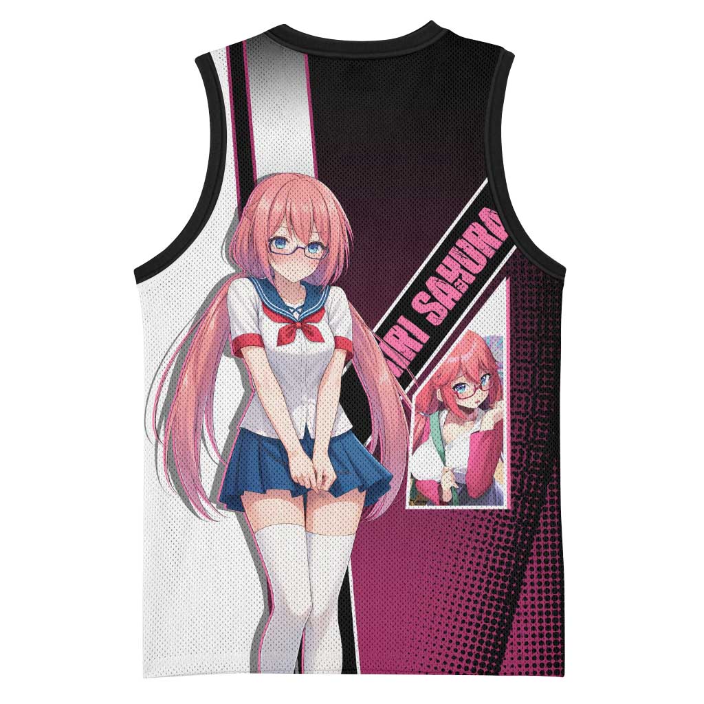 Airi Sakura Basketball Jersey Shy Moe-Inspired Anime Style