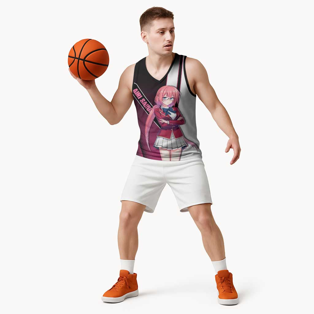 Airi Sakura Basketball Jersey Shy Moe-Inspired Anime Style