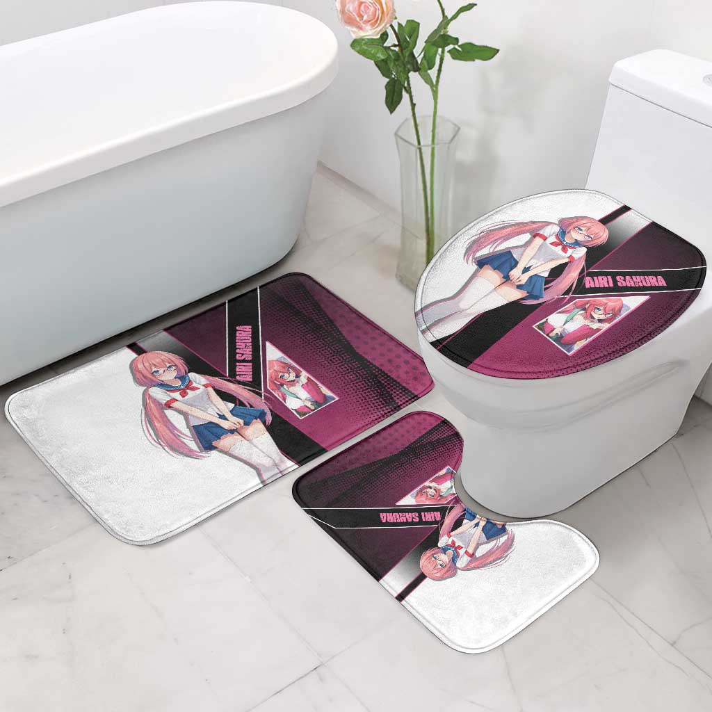 Airi Sakura Bathroom Set Shy Moe-Inspired Anime Style