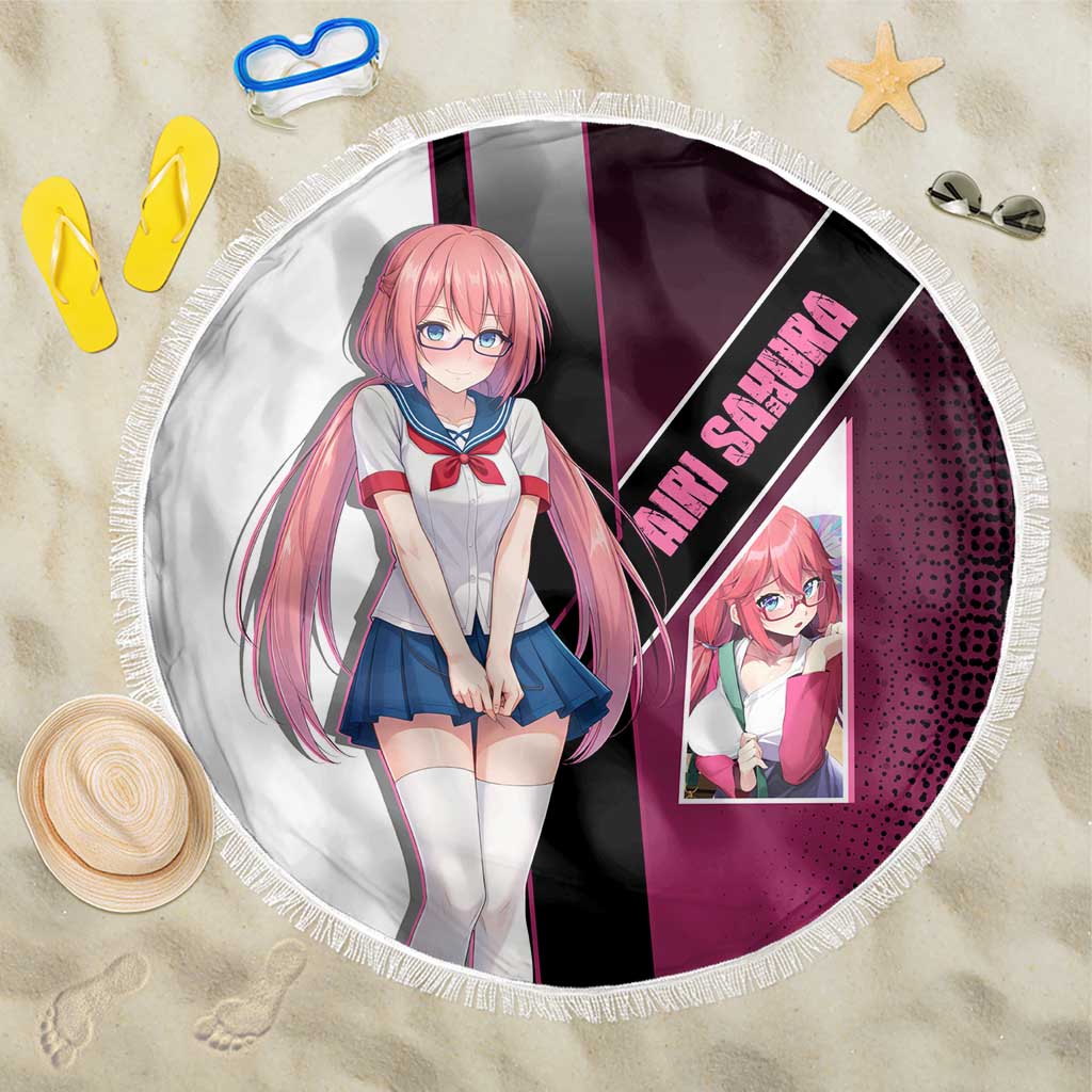 Airi Sakura Beach Blanket Shy Moe-Inspired Anime Style