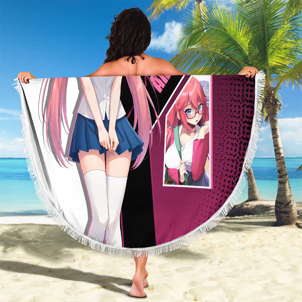 Airi Sakura Beach Blanket Shy Moe-Inspired Anime Style