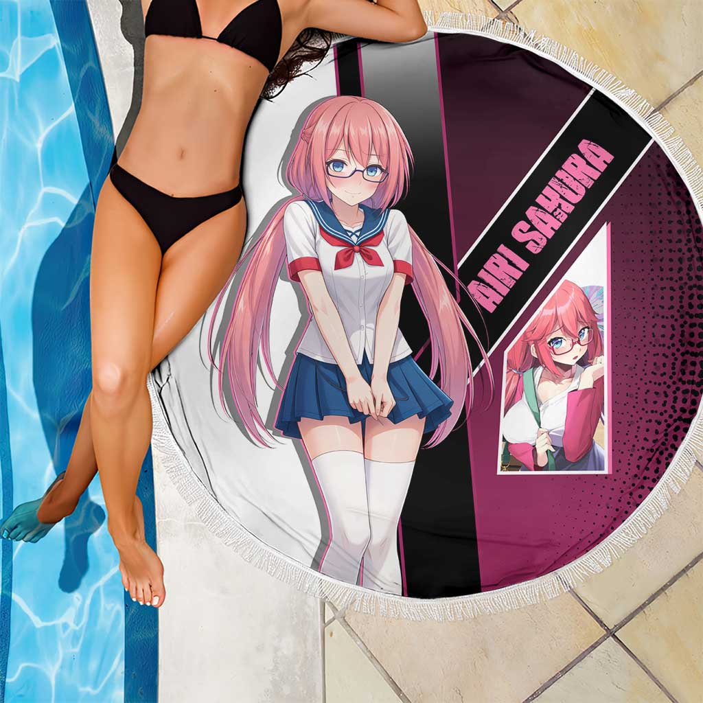 Airi Sakura Beach Blanket Shy Moe-Inspired Anime Style