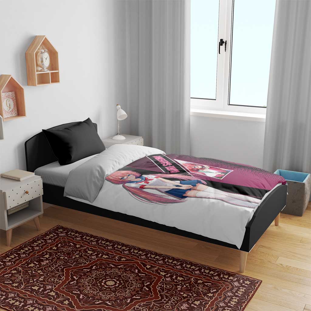 Airi Sakura Bedding Set Shy Moe-Inspired Anime Style