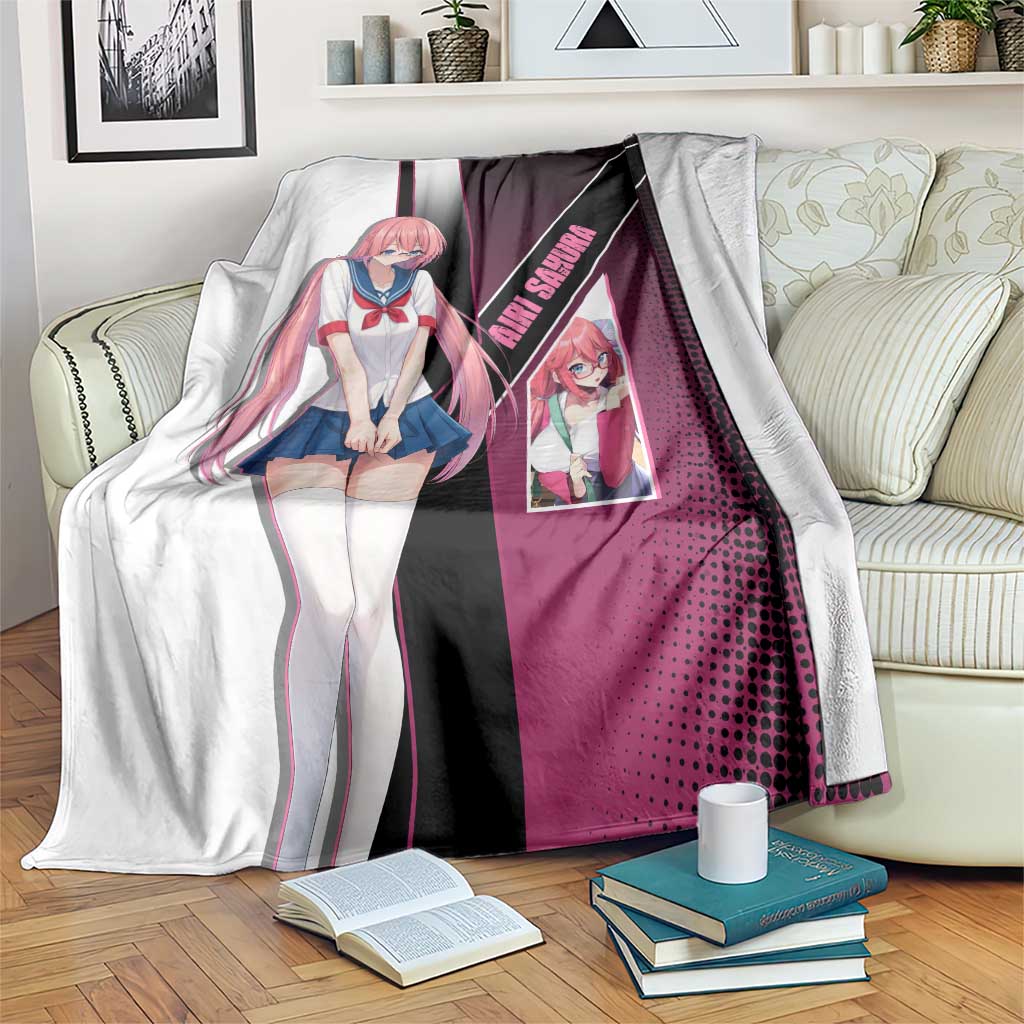 Airi Sakura Blanket Shy Moe-Inspired Anime Style