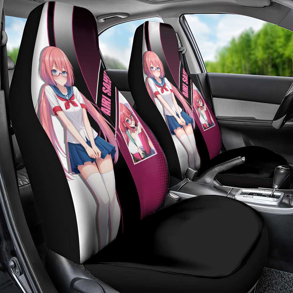 Airi Sakura Car Seat Cover Shy Moe-Inspired Anime Style