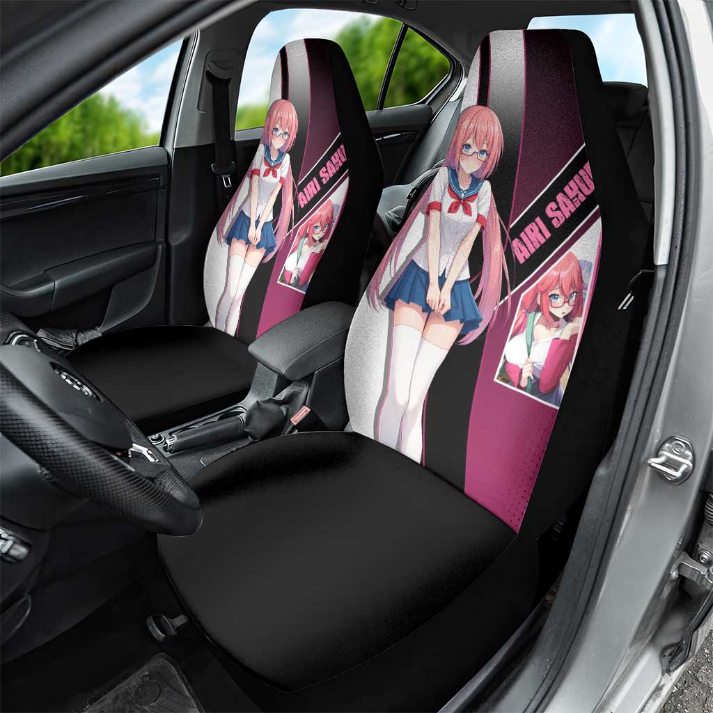 Airi Sakura Car Seat Cover Shy Moe-Inspired Anime Style