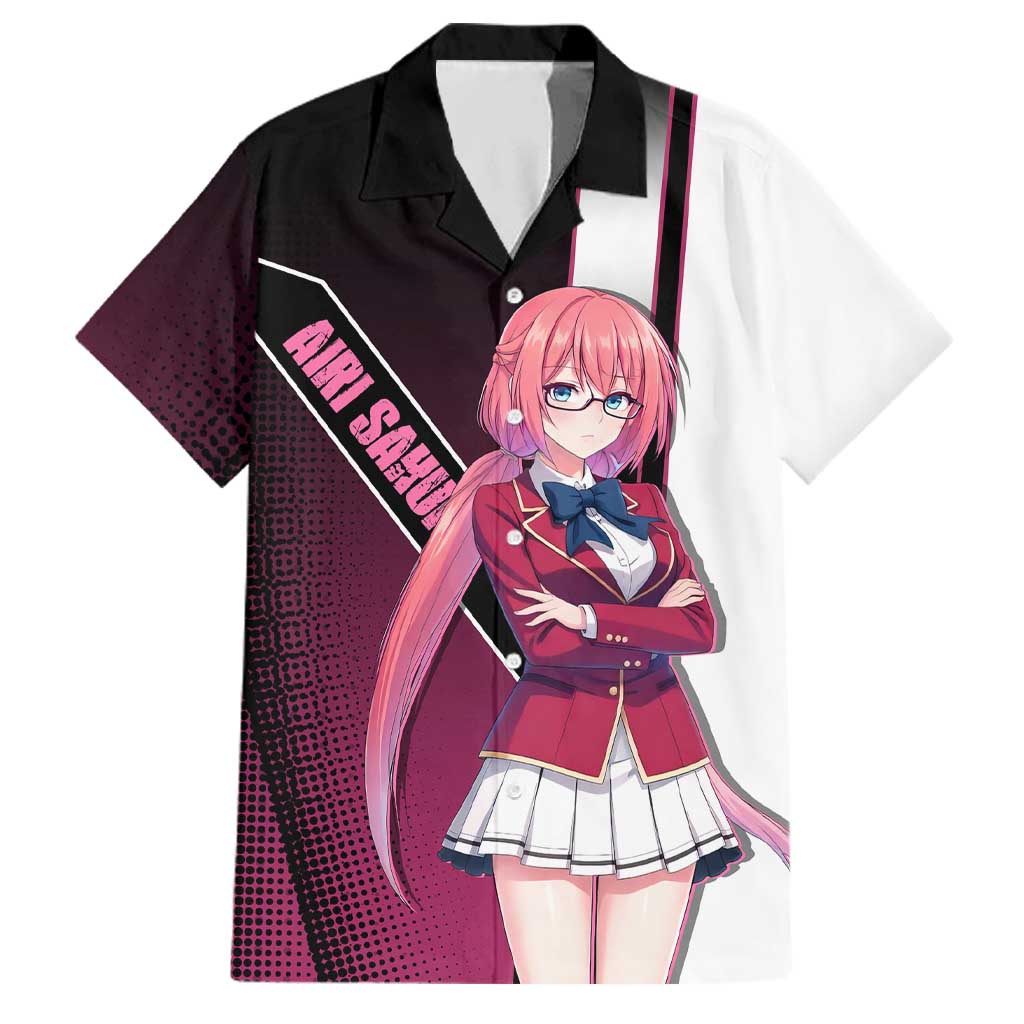 Airi Sakura Family Matching Tank Maxi Dress and Hawaiian Shirt Shy Moe-Inspired Anime Style