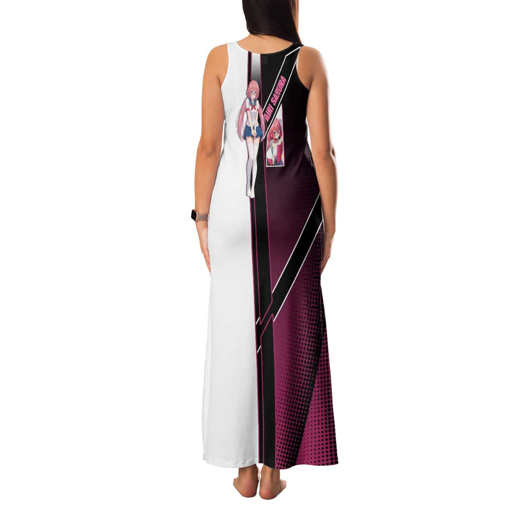 Airi Sakura Family Matching Tank Maxi Dress and Hawaiian Shirt Shy Moe-Inspired Anime Style