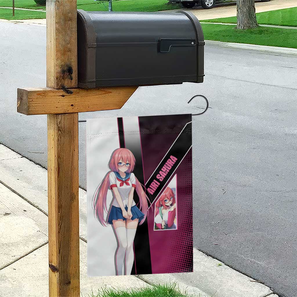 Airi Sakura Garden Flag Shy Moe-Inspired Anime Style