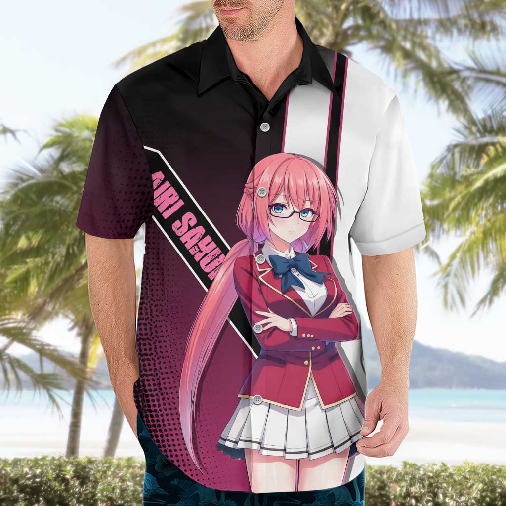 Airi Sakura Hawaiian Shirt Shy Moe-Inspired Anime Style