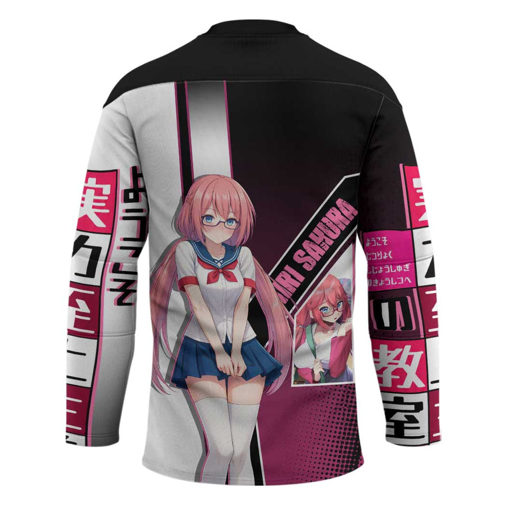 Airi Sakura Hockey Jersey Shy Moe-Inspired Anime Style