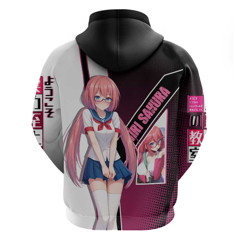 Airi Sakura Hoodie Shy Moe-Inspired Anime Style