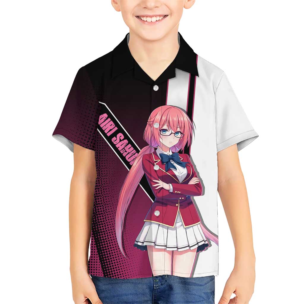 Airi Sakura Kid Hawaiian Shirt Shy Moe-Inspired Anime Style