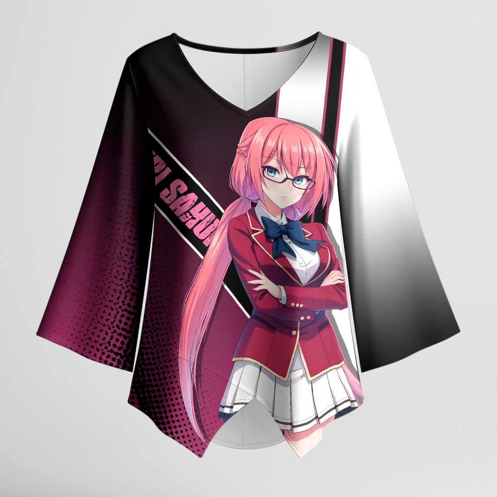 Airi Sakura Kimono Sleeve Blouse Shy Moe-Inspired Anime Style