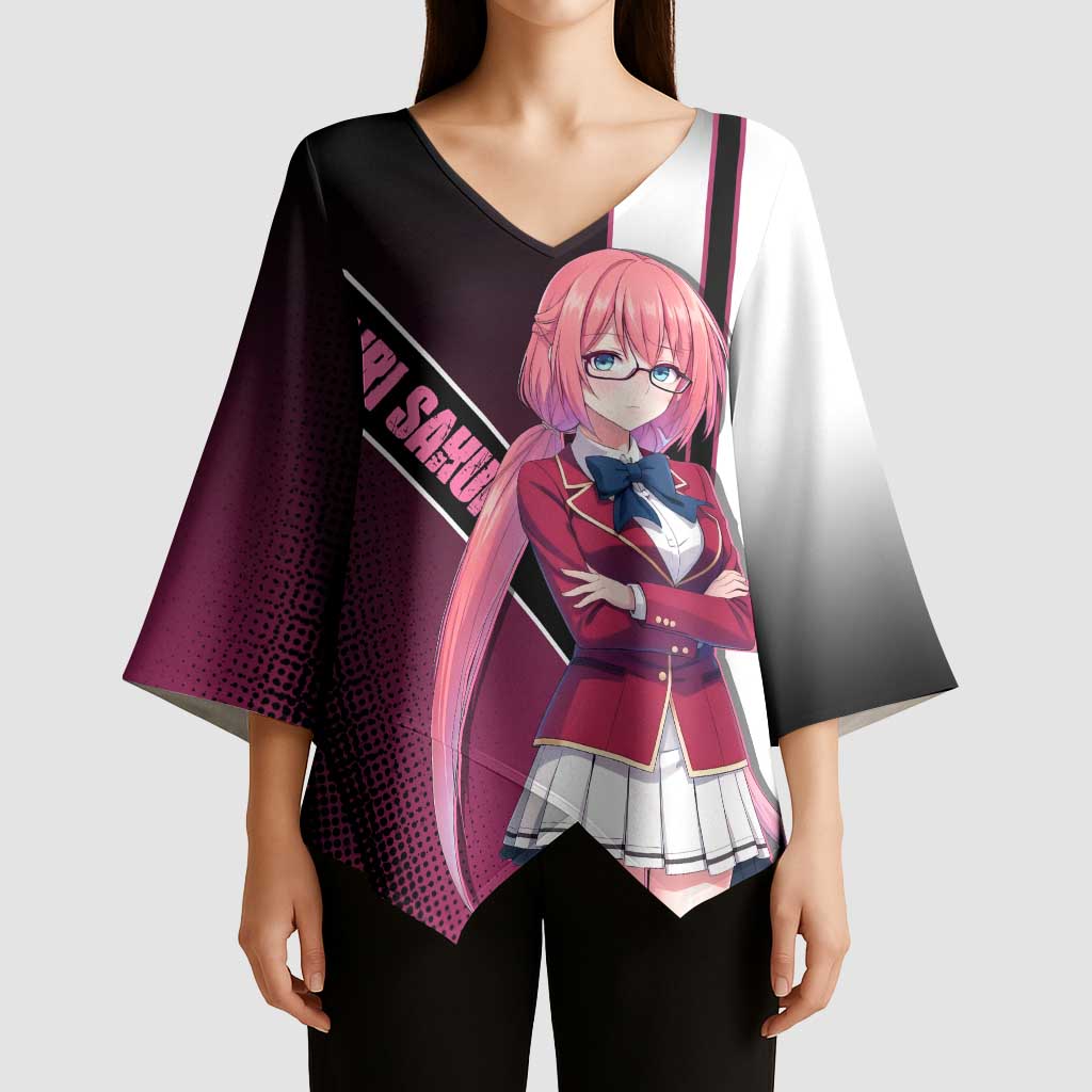 Airi Sakura Kimono Sleeve Blouse Shy Moe-Inspired Anime Style