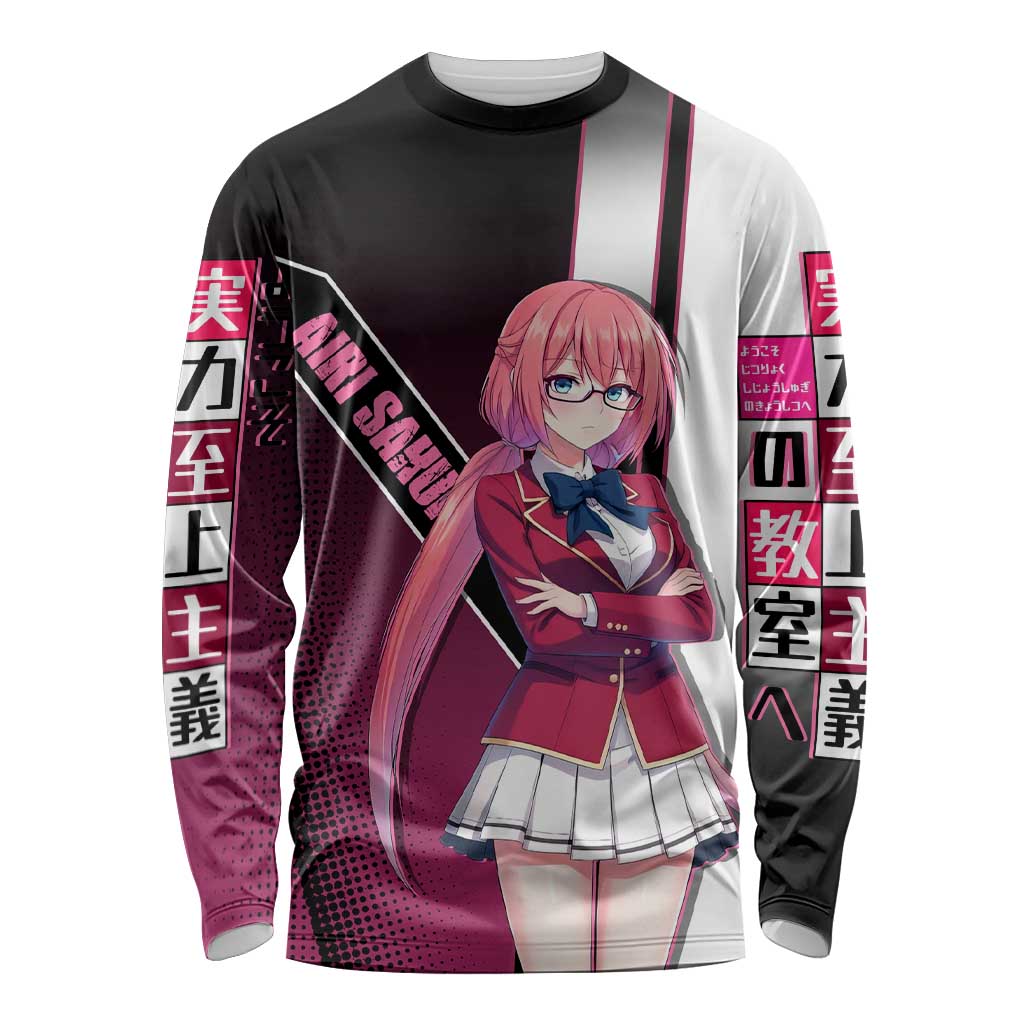Airi Sakura Long Sleeve Shirt Shy Moe-Inspired Anime Style