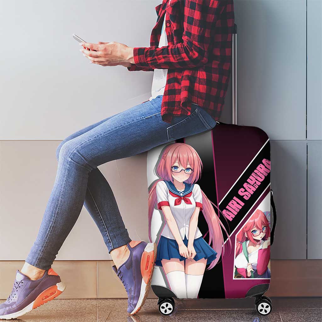 Airi Sakura Luggage Cover Shy Moe-Inspired Anime Style