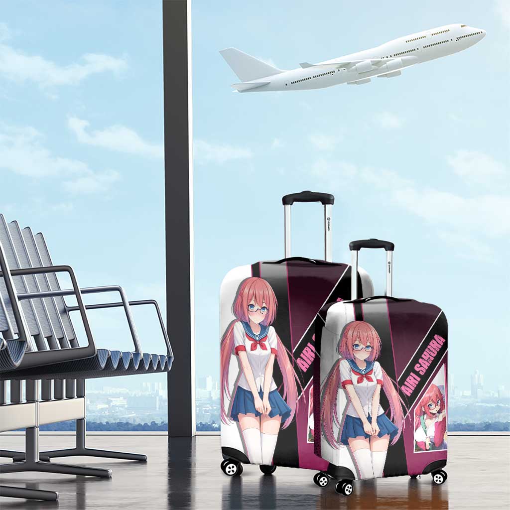 Airi Sakura Luggage Cover Shy Moe-Inspired Anime Style