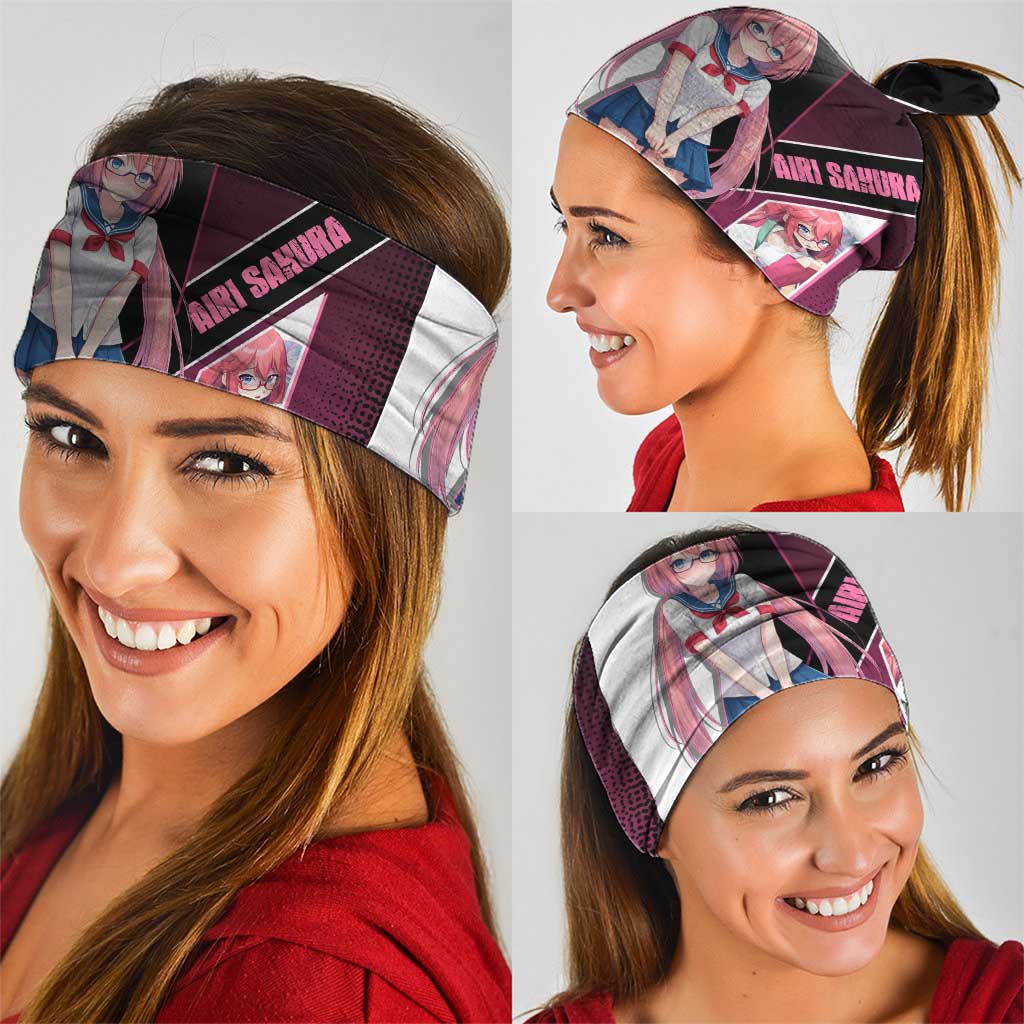 Airi Sakura Neck Gaiter Shy Moe-Inspired Anime Style