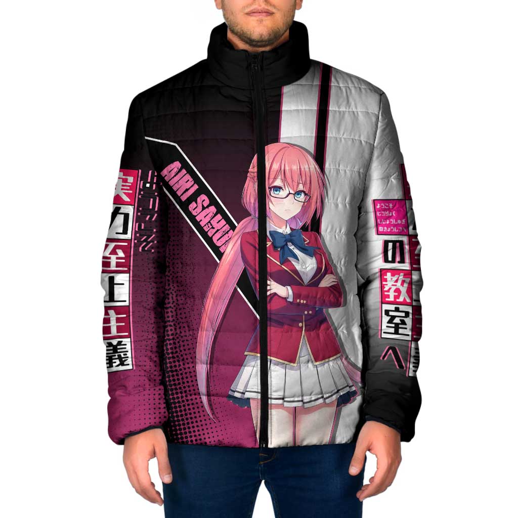 Airi Sakura Padded Jacket Shy Moe-Inspired Anime Style