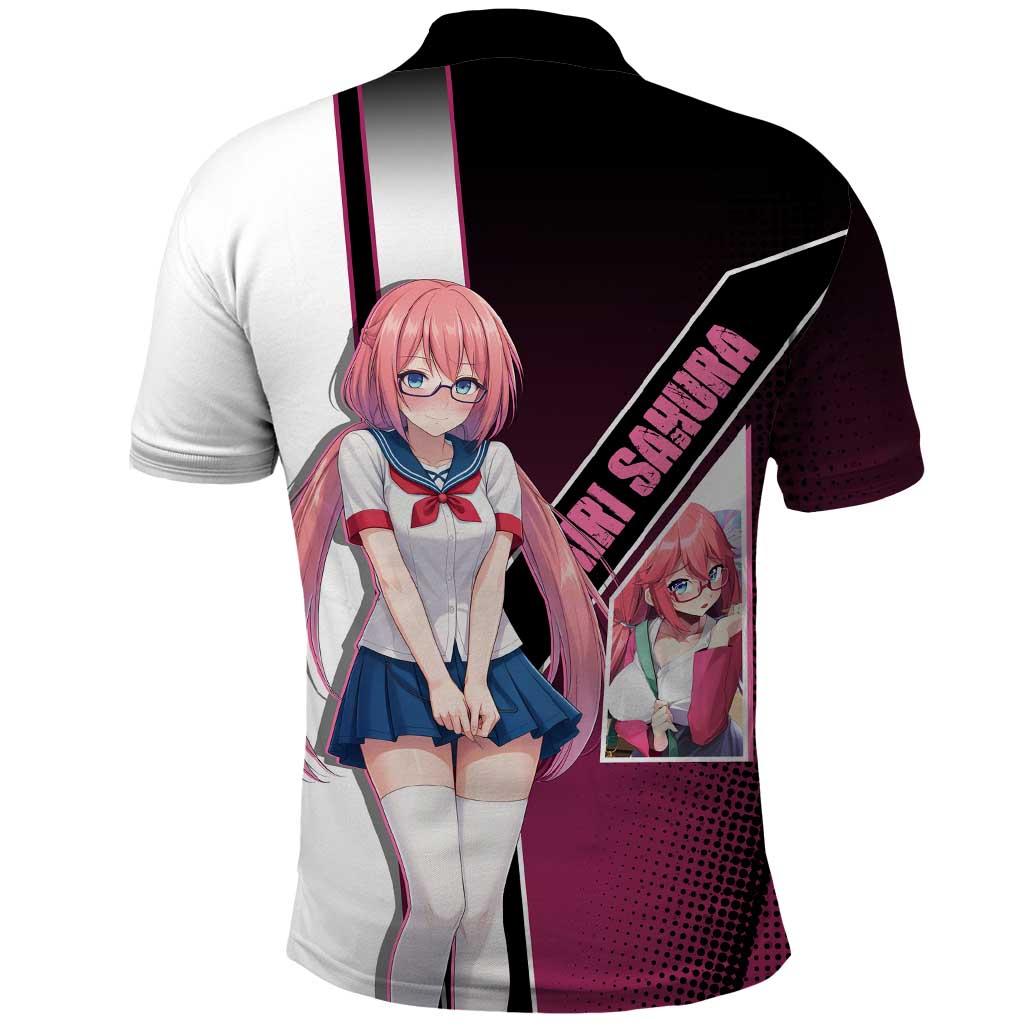 Airi Sakura Polo Shirt Shy Moe-Inspired Anime Style