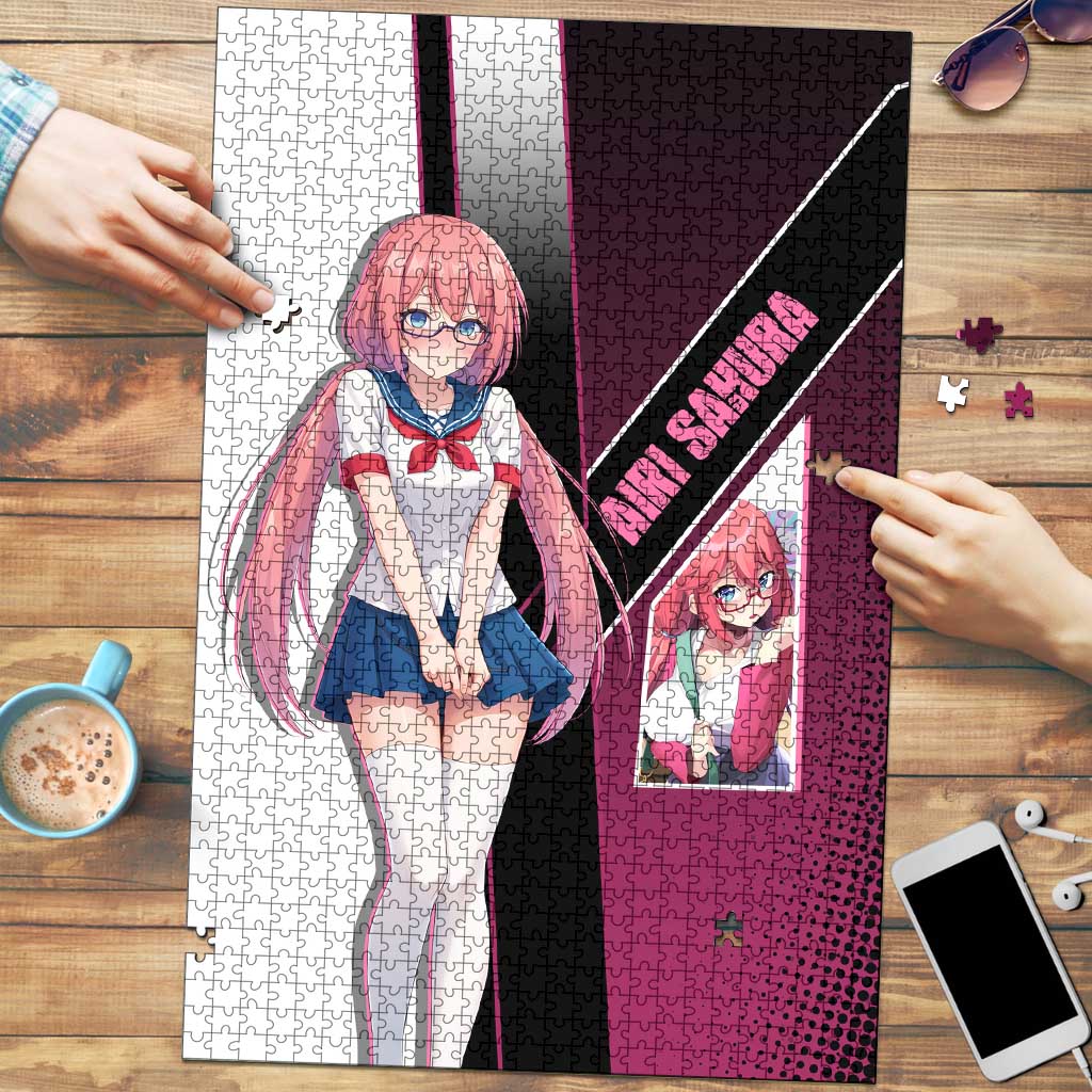 Airi Sakura Puzzle Shy Moe-Inspired Anime Style