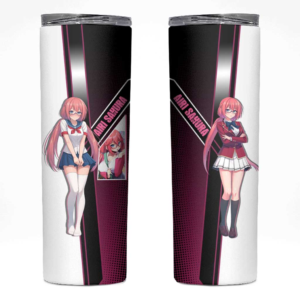Airi Sakura Skinny Tumbler Shy Moe-Inspired Anime Style