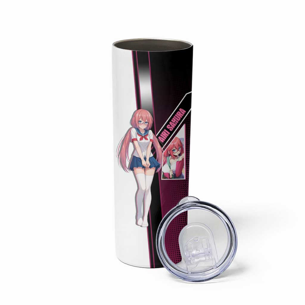 Airi Sakura Skinny Tumbler Shy Moe-Inspired Anime Style