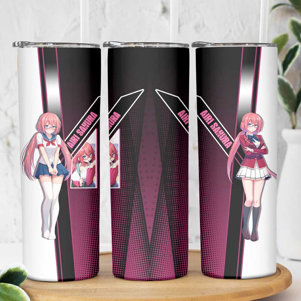 Airi Sakura Skinny Tumbler Shy Moe-Inspired Anime Style