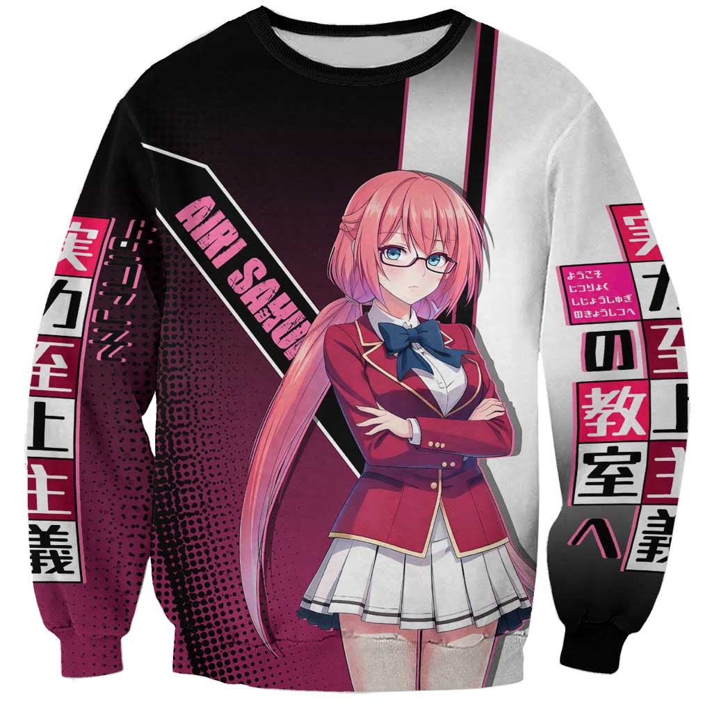 Airi Sakura Sweatshirt Shy Moe-Inspired Anime Style