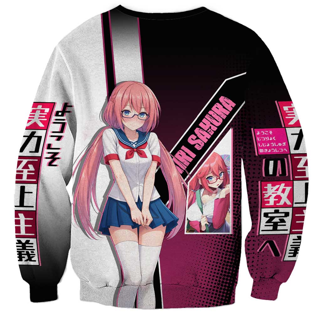 Airi Sakura Sweatshirt Shy Moe-Inspired Anime Style