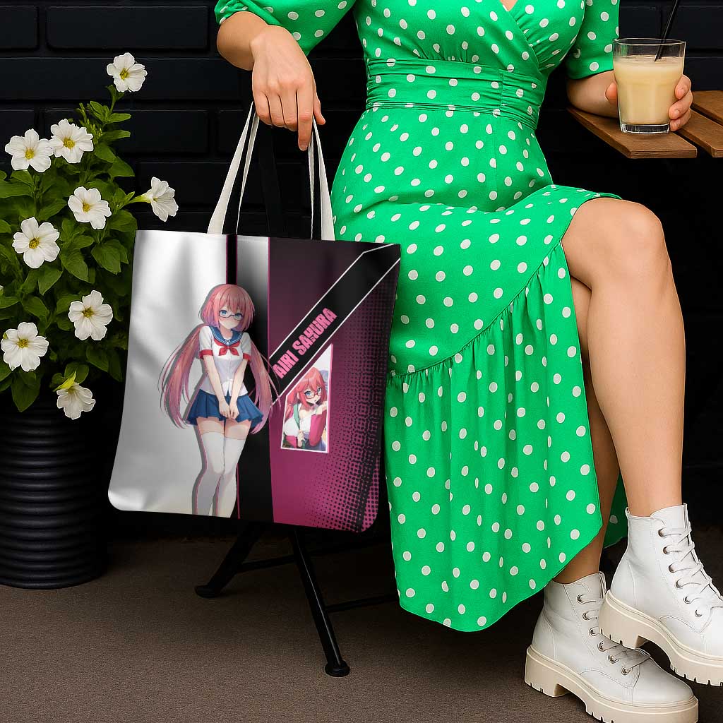 Airi Sakura Tote Bag Shy Moe-Inspired Anime Style
