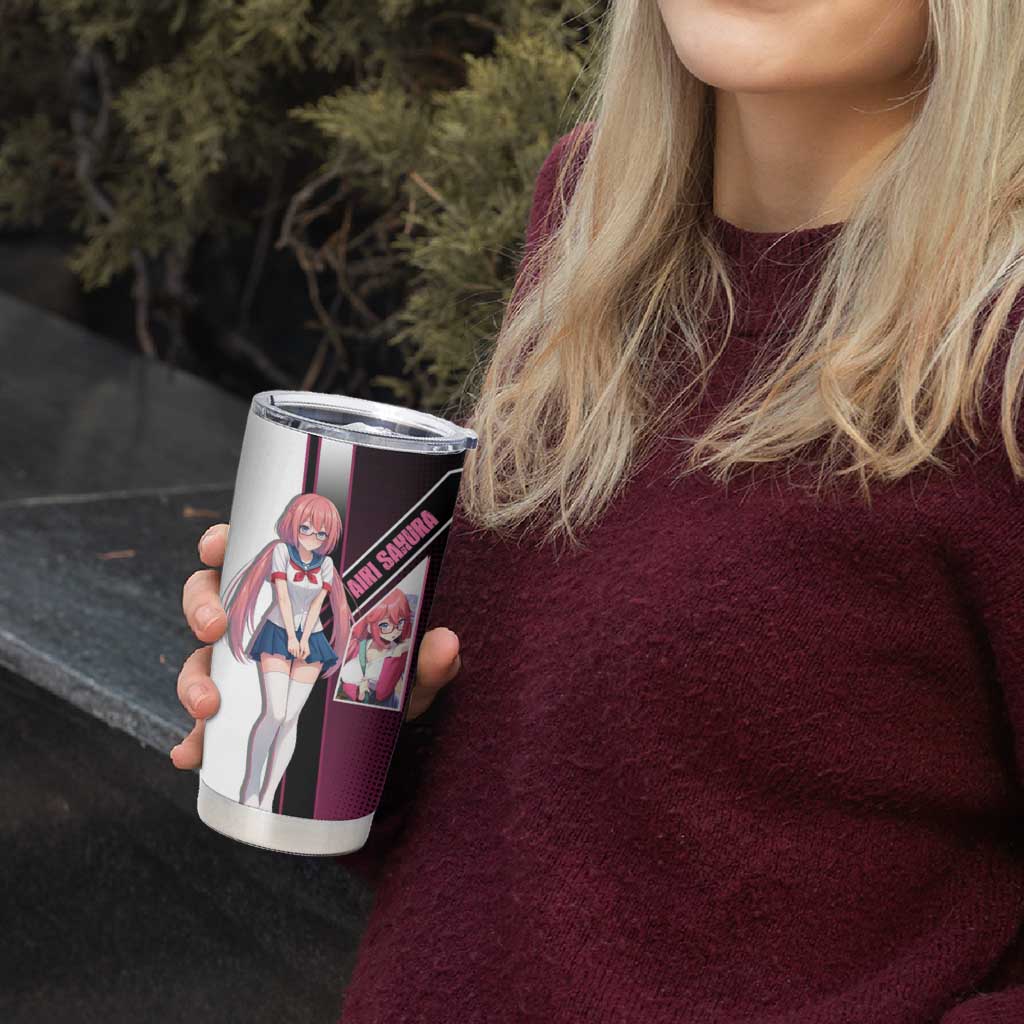 Airi Sakura Tumbler Cup Shy Moe-Inspired Anime Style